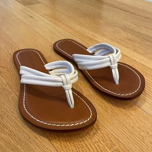 Bernardo White Miami Thong Sandal